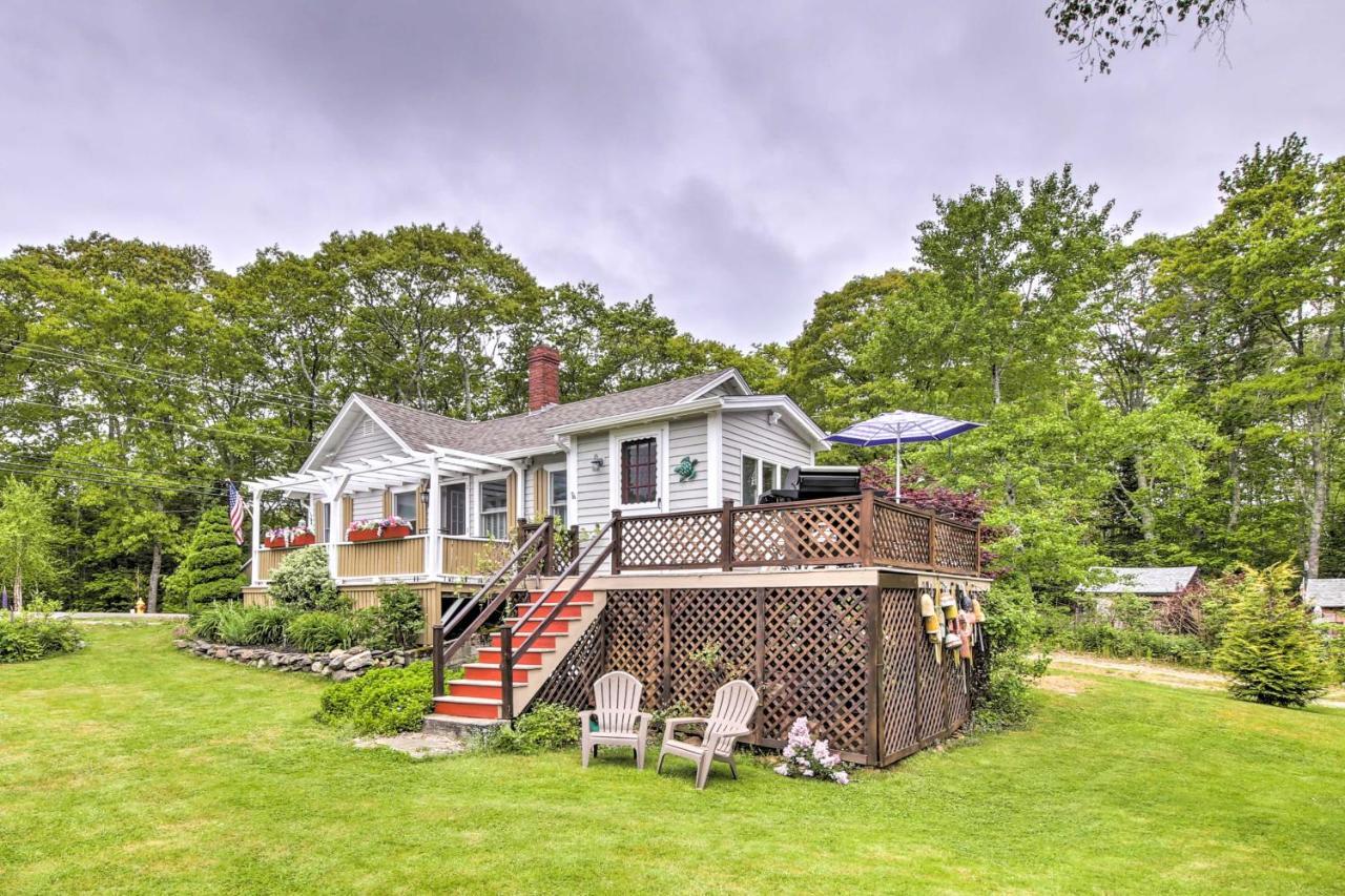 Charming East Boothbay Cottage With Large Yard! Exteriör bild